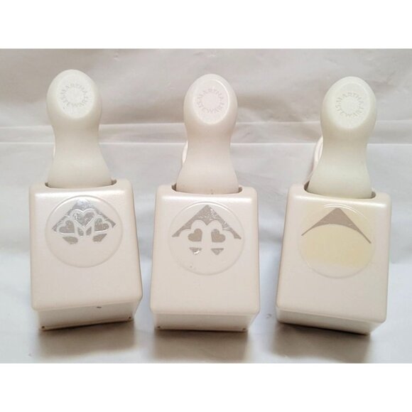 Lot of 3 Martha Stewart Crafts Paper Corner Adorners Punches - Picture 1 of 8